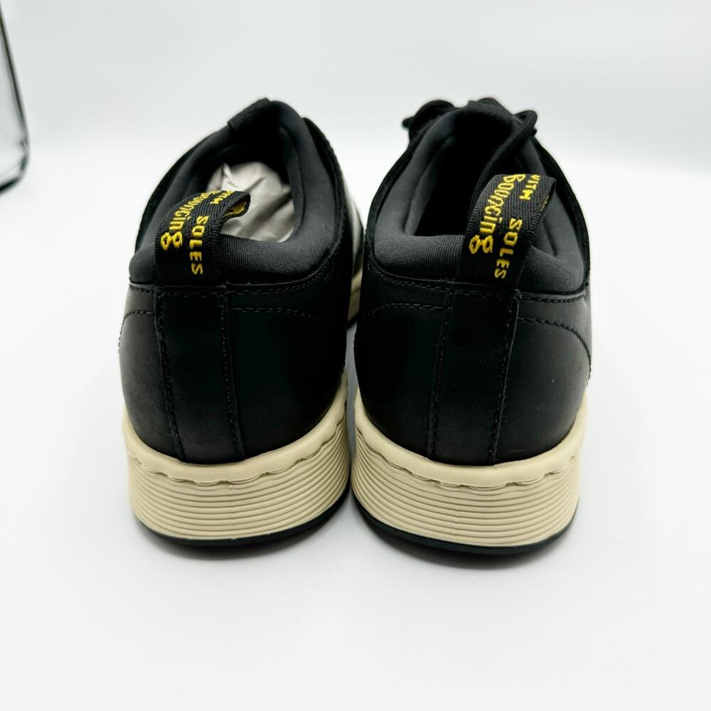 Dr Maertens Solaris Woven 3 Eye Black Oxford Sneaker Shoes Womens 8 New In Box - Picture 3 of 9